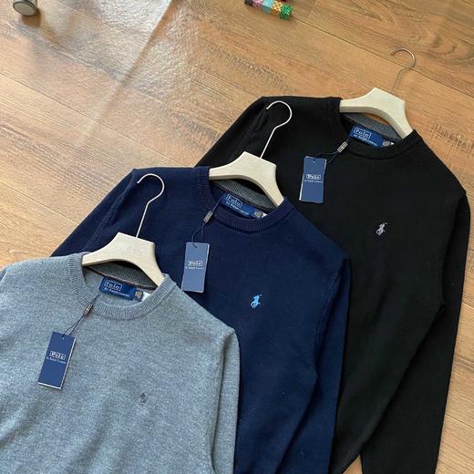 拉夫劳伦小马标毛衣男士圆领羊毛衫 商品图1