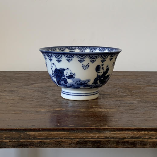 【苏州】日本有田烧婴戏图手绘茶碗 大号 X1375 商品图0