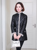丁摩 海宁真皮羽绒服绵羊皮女中长款水貂毛外套 商品缩略图4