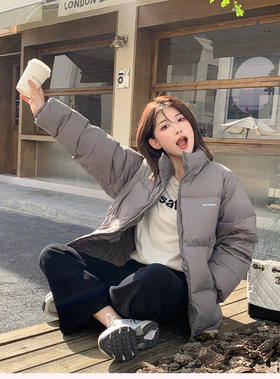卉遇 & 冬季新款韩版短款面包款羽绒服HY-20★