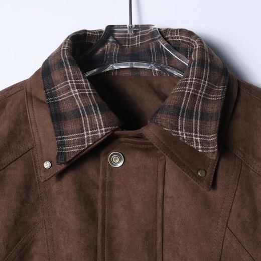 880635SDSA男士秋冬新款痞帅男装美式复古翻领假两件羽绒服百搭外套时尚 商品图2