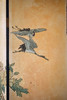 独角鹿西洋古董 20世纪中国出品湖畔仙鹤主题金地款彩雕漆六曲屏风 商品缩略图4
