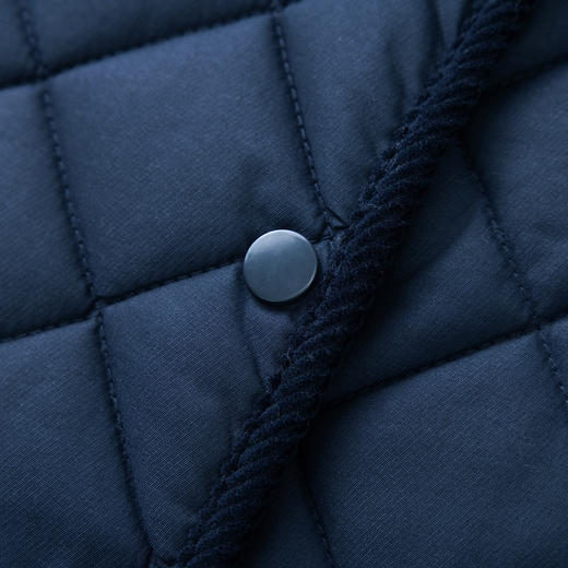 「高货wl」全新升级【铂金会员367/天猫499/差价132】(00945)洛诗琳气质菱形格绗缝夹棉外套2025冬季老钱风棉服外套 商品图4