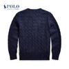 【秒杀价已调 直接拍】2025 新款 Ralph Lauren/拉夫劳伦 RL 经典常青款 绞花圆领 编结针织毛衫 可配亲子装 商品缩略图5