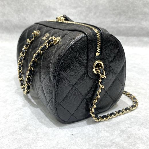 女款菱格金扣粒紋小牛皮單肩手提包he025 商品图1