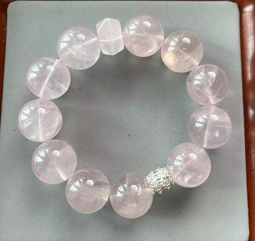 ²【安然水晶】粉水晶如意珠手串/粉水晶爱的手串LS-375（适合生肖虎/羊佩戴） ( 48小时鉴赏期 )HM02-CRMM-ARSJ 商品图1