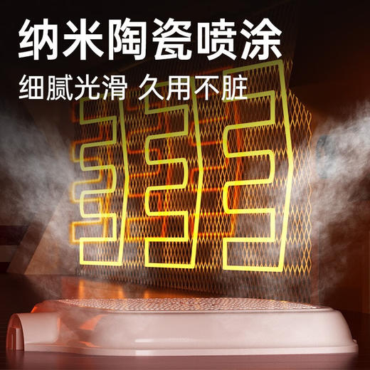 炊大皇（COOKER KING） 煎锅不粘锅煎蛋早餐神器平底锅早餐锅火电磁炉通用 【26cm网红大白系列】三位一体锅 商品图7