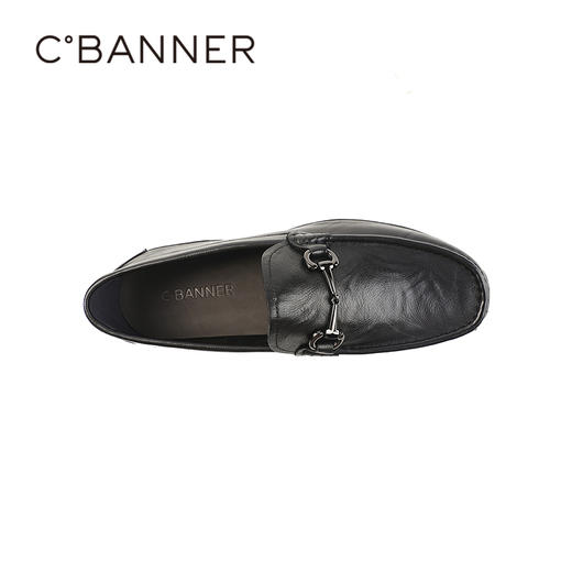 千百度2026春季男鞋甄选优质牛皮革 柔软舒适乐福鞋A26116354 商品图2