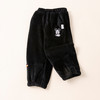 迪士尼男童黑色冬季加绒长裤 商品缩略图2