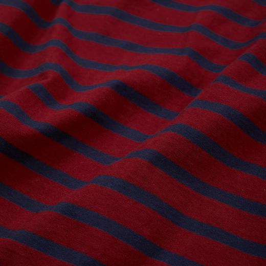 ROMI STUDIO “舒适气质”条纹棉质撞色V领针织上衣 RWDSSU1540 商品图4