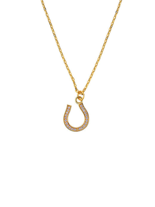 订购8周到｜MYA-BAY-TINY HORSESHOE-马蹄形 吊坠 项链［比利时设计师］ 商品图0