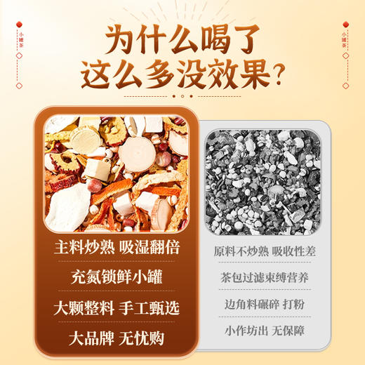 仲景五指毛桃人参石斛茯苓祛湿茶三伏天去湿小罐官方正品 商品图1