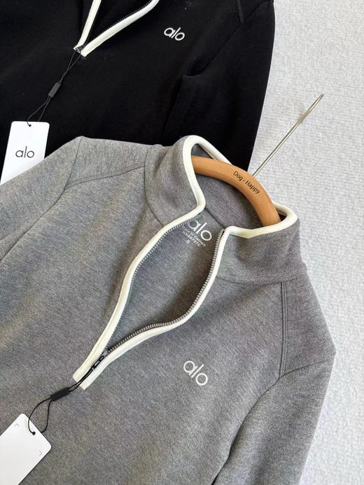 D120810女士秋冬新品羊毛半拉针织衫保暖长袖上衣 商品图4