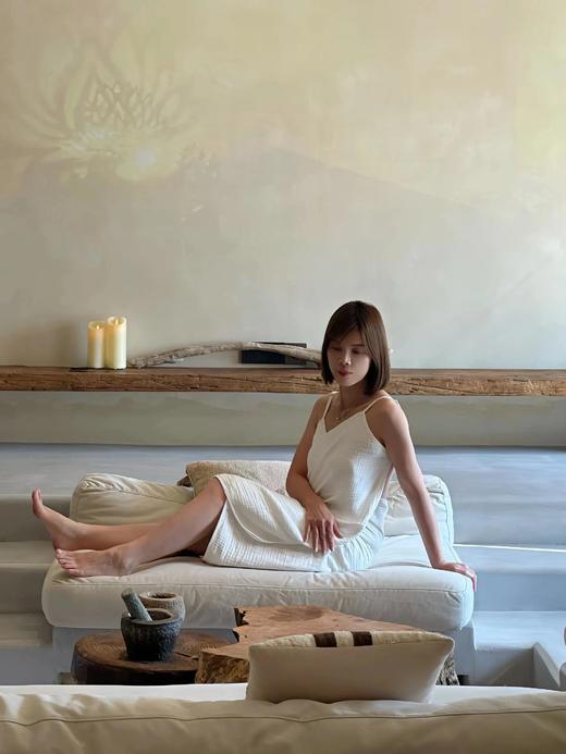 【Aroma Haven韩风吊带露背式浴裙】大露背设计，一条=浴巾+浴袍+吊带睡裙+沙滩巾+空调毯，实用中又透着小性感，真的超贴心WD 商品图6