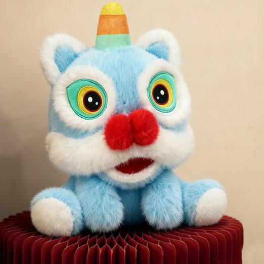 【超级可爱喜庆舞狮毛绒玩具】新年公仔 过节客厅卧室装饰娃娃送礼玩偶  商品图8