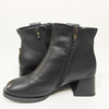 XY-头层羊皮女士时装靴秋冬季新款真皮高档皮靴气质方跟职业秀气中筒 49.00元 商品缩略图5