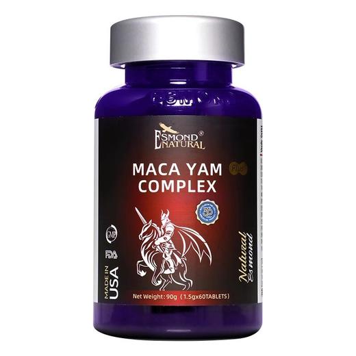 美国进口爱司盟玛咖山药复合片1.5g*60片 玛咖男士用品 商品图6