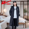 回力羽绒棉服女中长款宽松棉袄2024新款冬季加厚保暖过膝连帽棉衣 商品缩略图1