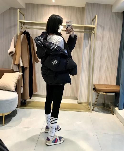 D120864秋冬新款可拆式衣袖连帽羽绒服周冬雨同款 商品图6