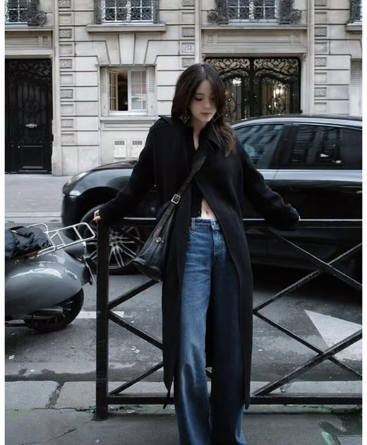 miss‼️加绒拖地牛仔裤直筒裤1118 商品图7