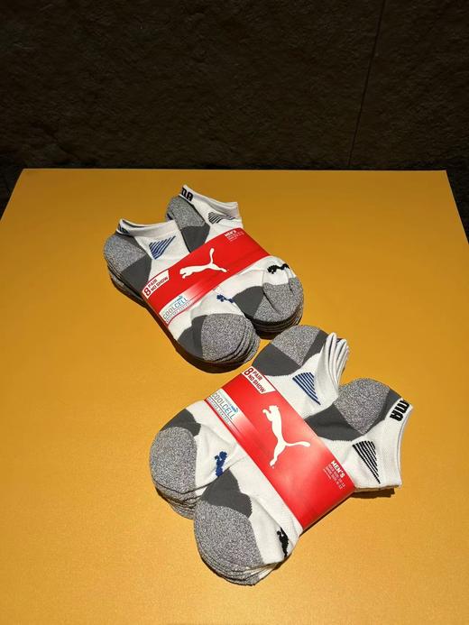 D120841无骨网眼设计一卡8双男士毛巾底短袜 商品图0