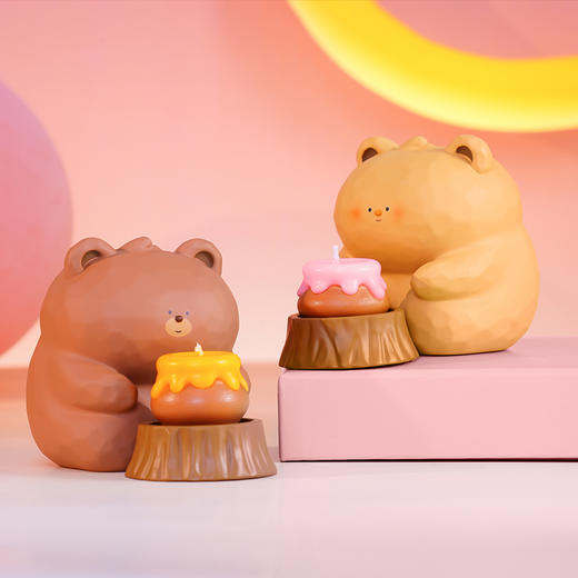 大美术馆 小熊香薰蜡烛礼盒 “送你一些甜蜜”-分销 商品图2
