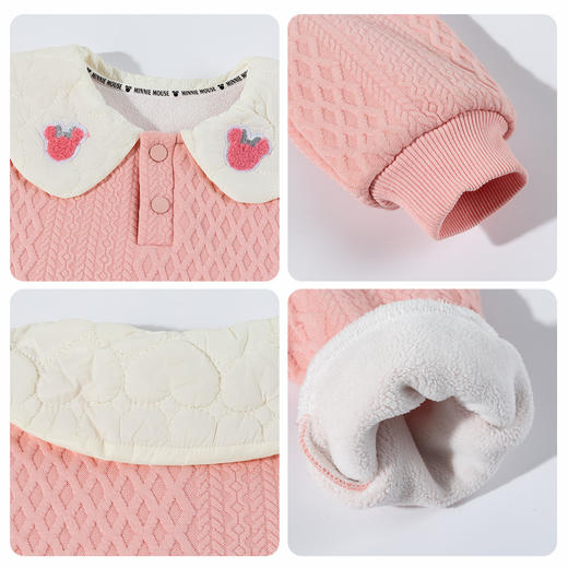 迪士尼女童冬季加厚加绒套头卫衣XD4DS029
 商品图5