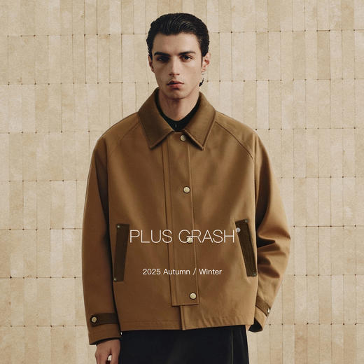 PLUS CRASH2025新款高智巴恩复古百搭工装羽绒服保暖百搭夹克外套 商品图0