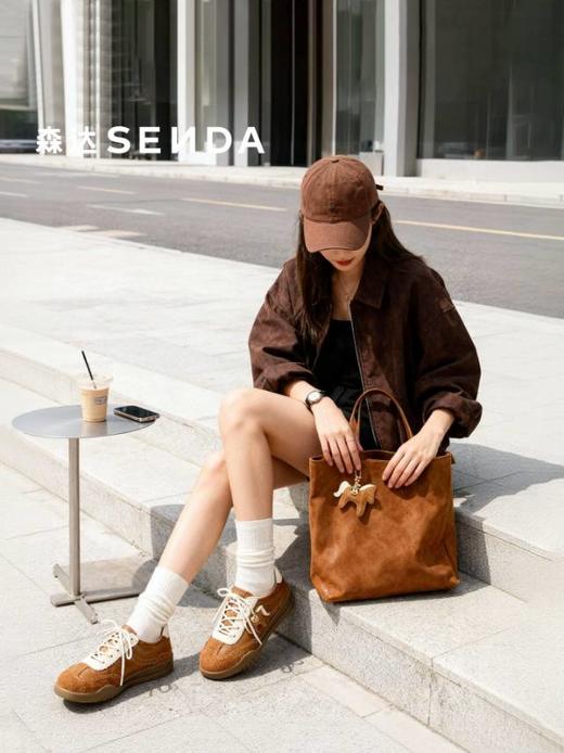 【云粉节】BF楼森达马上有钱厚底德训鞋2026春季新款复古超火阿甘休闲鞋4NRD5吊牌价859活动价499 商品图2