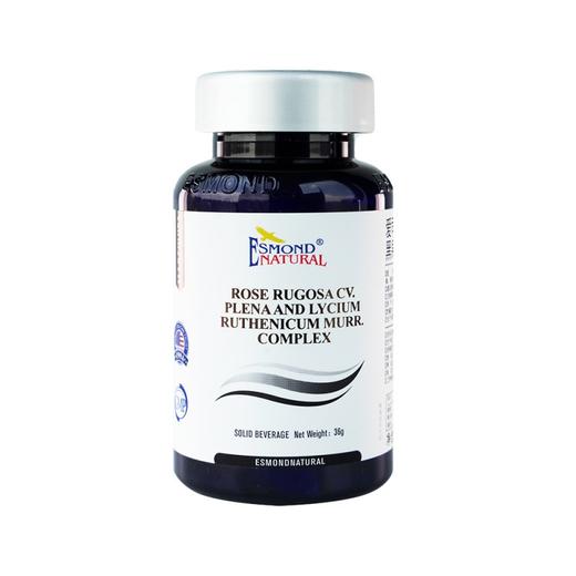 Esmond 爱司盟菁丝黑玫瑰花黑果枸杞复合60粒/瓶 白发 商品图0