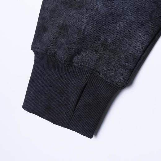 WT317SDSA秋冬新款痞帅男装韩版潮牌扎染斜拉链连帽卫衣百搭开衫外套 商品图4