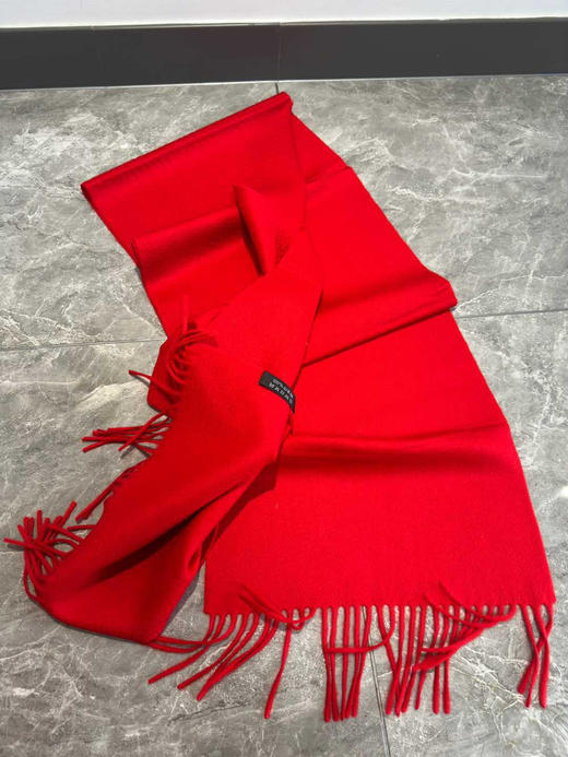 max同款山羊绒红围巾 商品图0