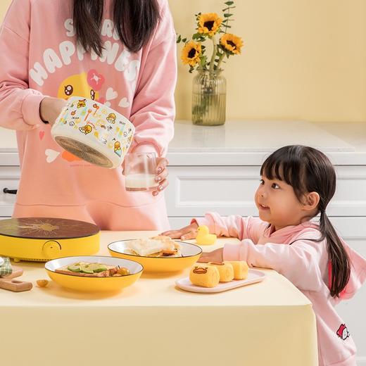 炊大皇B.Duck小黄鸭不粘锅奶锅宝宝婴儿辅食锅煮奶锅小汤锅燃气灶电磁炉通用 16cm NG16XHY 商品图6