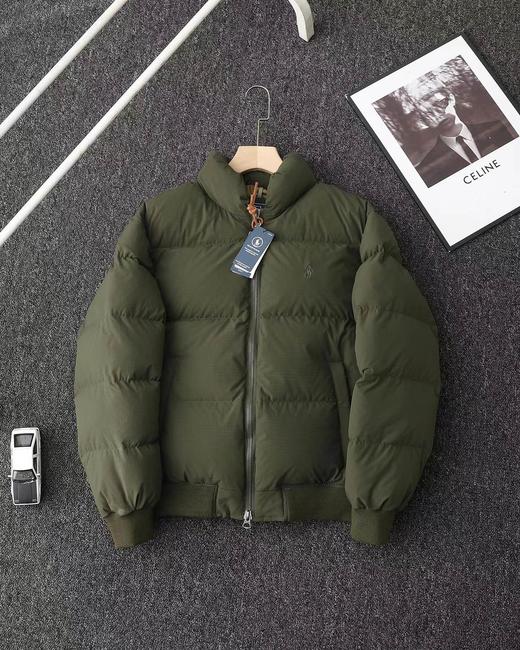 D120806格纹布长袖拉链灯芯绒立领羽绒服男女同款 商品图9