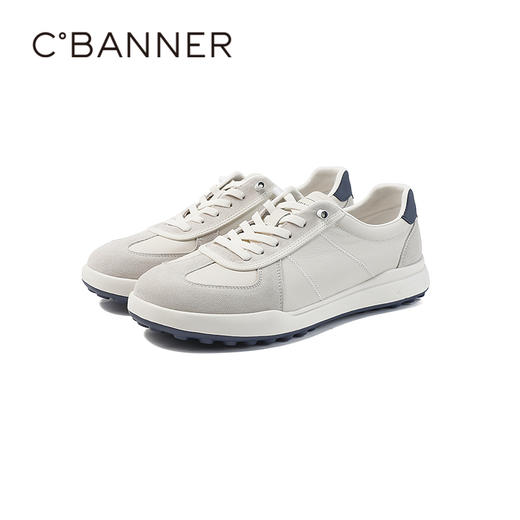 千百度2026春季男鞋质地柔韧 触感亲肤德训鞋A26158762 商品图4