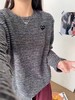 D120857亲肤不扎人兔毛细腻柔滑条纹打底衫 商品缩略图11