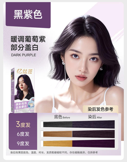 （2支装）洗头=染发‼️专注12年潮色染发😎低至💰59❗️【ISYUN忆丝芸一按染&染发摩丝】 欧莱雅、施华蔻「同款代工厂」💥——江苏美爱斯出品！染发供应品质天花板 □ 一按即染！ 商品图8