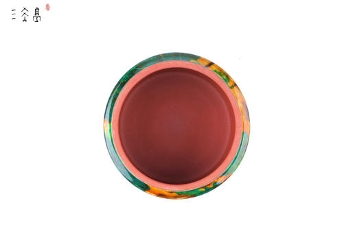 三希堂  流霞系列  《荷》大漆茶罐 商品图5