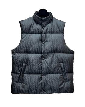 男款印花羽绒马甲he010