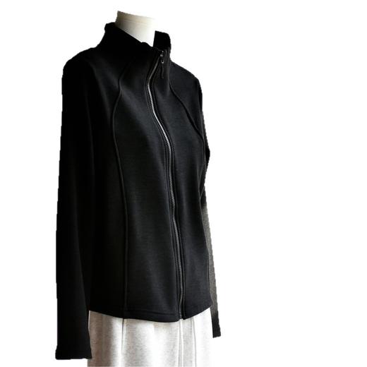 丁摩 【羊毛蚕丝开衫】冬加绒加厚羊毛蚕丝立领男女同款保暖开衫绒衫5ZF-006 商品图4