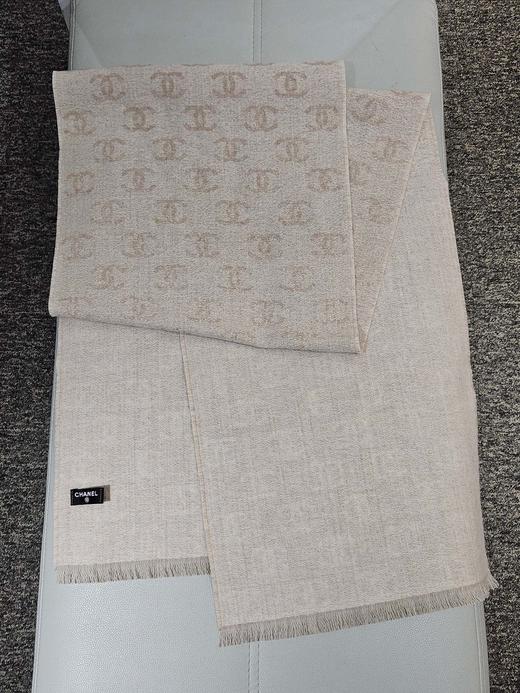 女款羊絨拼羊毛印花圍巾zh025 商品图1