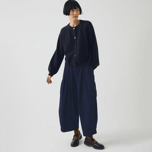 TOAST Indigo Cotton Twill Wide Leg Trousers 女装牛仔阔腿裤 商品图1