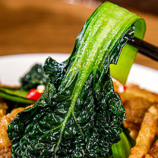 『湖北随州泡泡青』皱叶黑白菜，饱满柔嫩，叶肉厚实，叶泡墨绿，清新爽口，现摘现发 商品图0