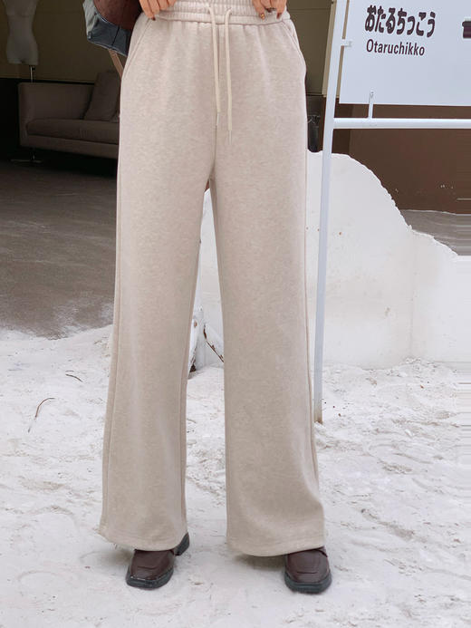 【百图lulu定制】【预售10天发】【口袋糯米裤】五色 软糯 有垂感 直筒 加绒  两侧有口袋糯米裤 商品图9