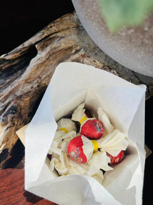 云南特级浓香型古树龙珠陈皮熟普洱茶 商品图3