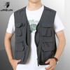 马甲男秋季新款宽松大码多口袋纯色钓鱼背心休闲百搭工装马夹 商品缩略图1