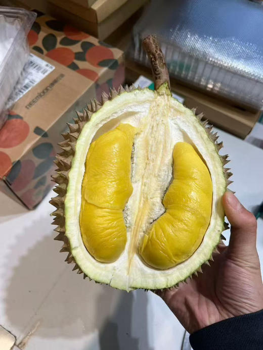 鲜猫山王榴莲，绵密丝滑像融化的黄油，甜中带点微苦还回甘 商品图2
