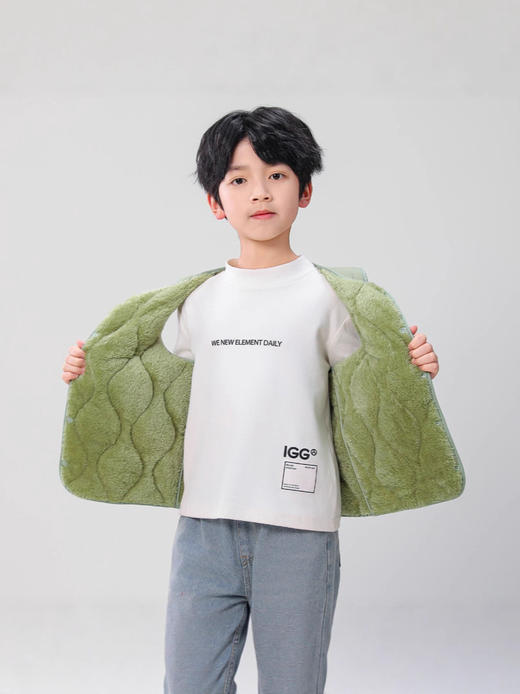 【YW】无忧购加厚绒保暖马甲男女童背心2025秋冬新品男女童马夹可外穿（截单后3-5天发货) 商品图1