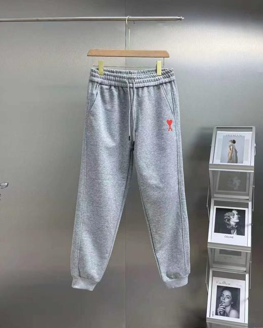 D120850银狐绒加绒秋冬男士运动束脚卫裤休闲裤 商品图1