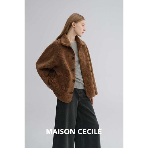 MAISON CECILE 两穿|羊毛厚实正反两穿夹克外套（新增可可棕） 商品图3